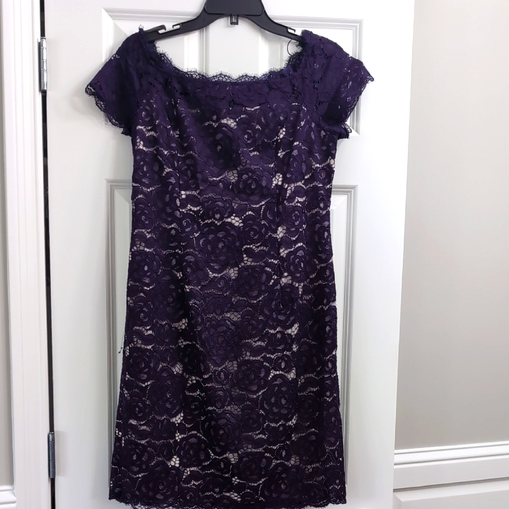 Adriana Papell Off Shoulder Cocktail Dress